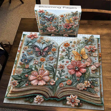 Pagine fiorite puzzle puzzle 1000 pezzi